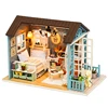 CUTEBEE Doll House Miniature DIY Dollhouse With Furnitures Wooden House Casa Toys For Children Birthday Gift Z007 ► Photo 2/6
