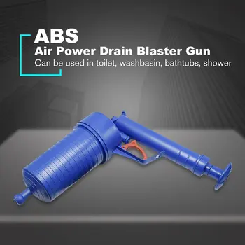 

Air Power Drain Blaster Gun High Pressure Powerful Manual Sink Plunger Opener Cleaner Pump for Bath Toilets Bathroom