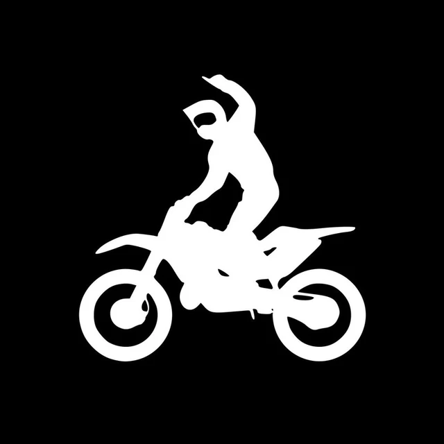 Legal adesivos motocross pista de corrida moda personalidade dos desenhos  animados decalques vinil estilo do carro 14cm * 14cm - AliExpress