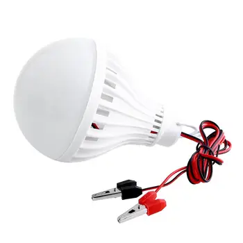 

LED Lamp ball Bulb Portable Led 12V BulbHigh Quality white Outdoor Camp Tent Night Fishing Hanging Light Lantern Camping clip