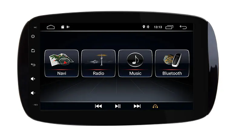 Excellent 9 Inch Android 9.0 Car Radio Stereo Systemr Navigation For Mercedes Benz smart Fortwo WIFI GPS Multimedia TPMS BT Carplay 0