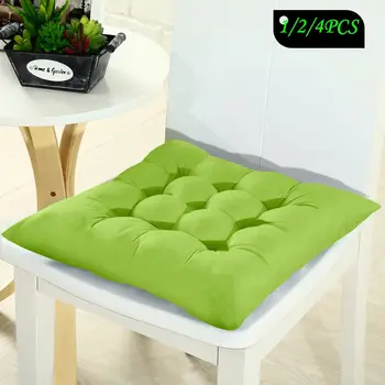 

1/2/4pcs Home Sofa Pillow Chair Cushion Pad Winter Office Bar Chair Back Seat Cushions Home Decor Seat Cushion 37x37cm PU Foam