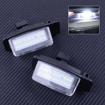

DWCX 2Pin 12V 18-LED Number License Plate Light Rear Lamps Bulb Assy 2400Lm Fit For Mitsubishi Lancer Sportback Outlander
