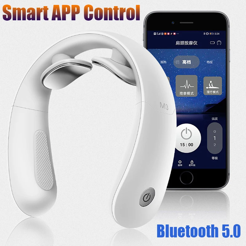 Умный массажер для шеи Электрический импульсный плеч иглоукалывания