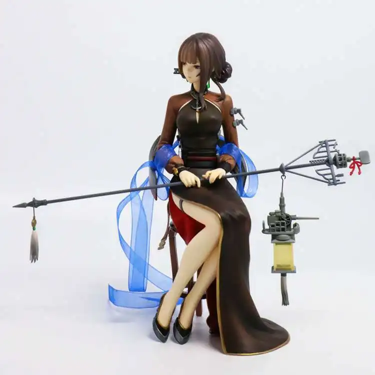 

Literary Hall Anime Warships GIRL'S R Light Cruiser Yixian No. Garage Kit Bonus Model Anime Toy