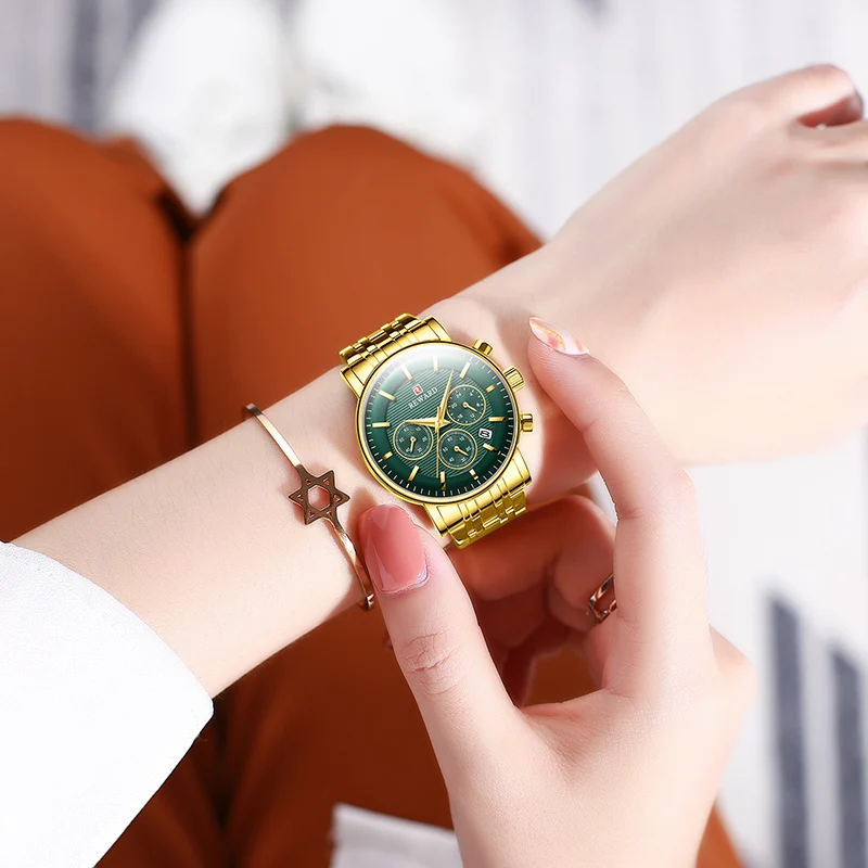 

Ladies Watch Fashion Women WristWatch Stainless Steel Luxury Watch High Quality Waterproof Wrist watch Gift for Girlfriend Lover