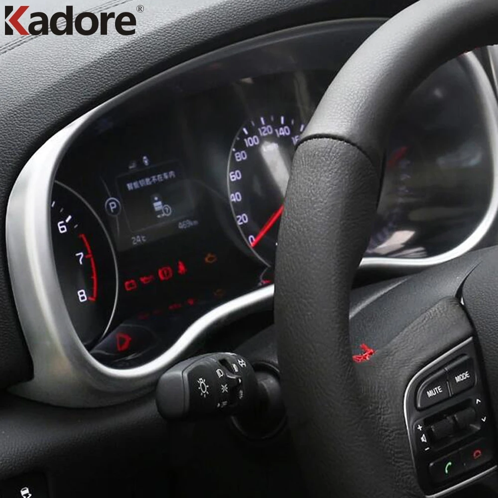 Для Kia Sportage 2017 2018 ABS Матовый центральный контроль приборной панели обшивка