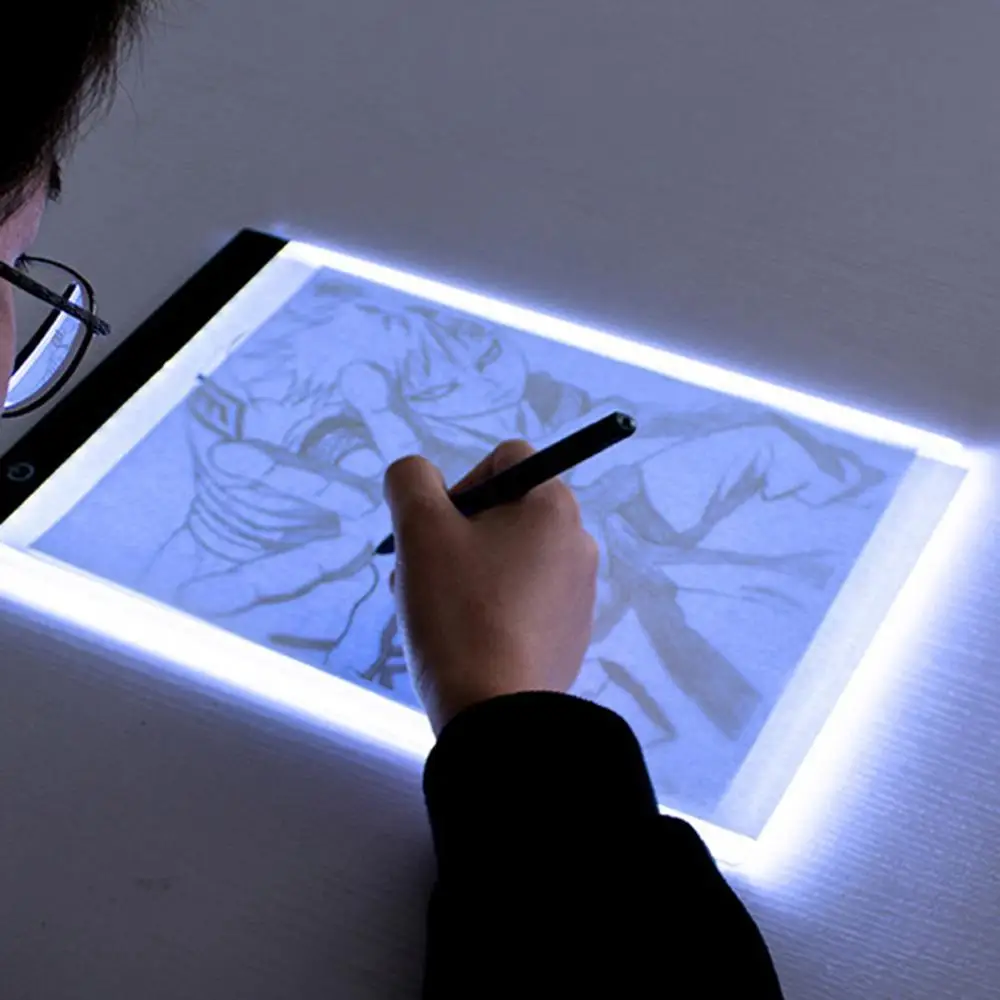 A5 копировальный стол со светодиодной подсветкой A5 не регулируется аниме Linyi через написание картины доска для рисования
