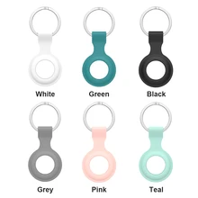 Aliexpress - Silicone Protector Cover with Keychain For AirTags Shockproof Anti-scratch Anti-fall Silicone Protective Case Shell For AirTags