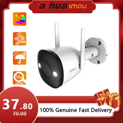 Dahua imou câmera ip wi fi ao ar livre cor cheia de visão noturna gravação som bala 2e 1080p à prova dwaterproof água segurança em casa carema
