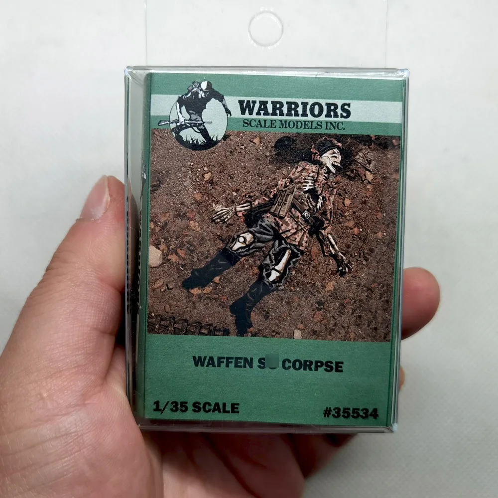 1/35 Scale WWII German Waffen Corpse Military Style Resin Figure WARRIORS #35534 1pc Box Packing Unassembled Uncolored 1 1/35 Scale WWII German Waffen Corpse Military Style Resin Figure WARRIORS #35534 1pc Box Packing Unassembled Uncolored 1