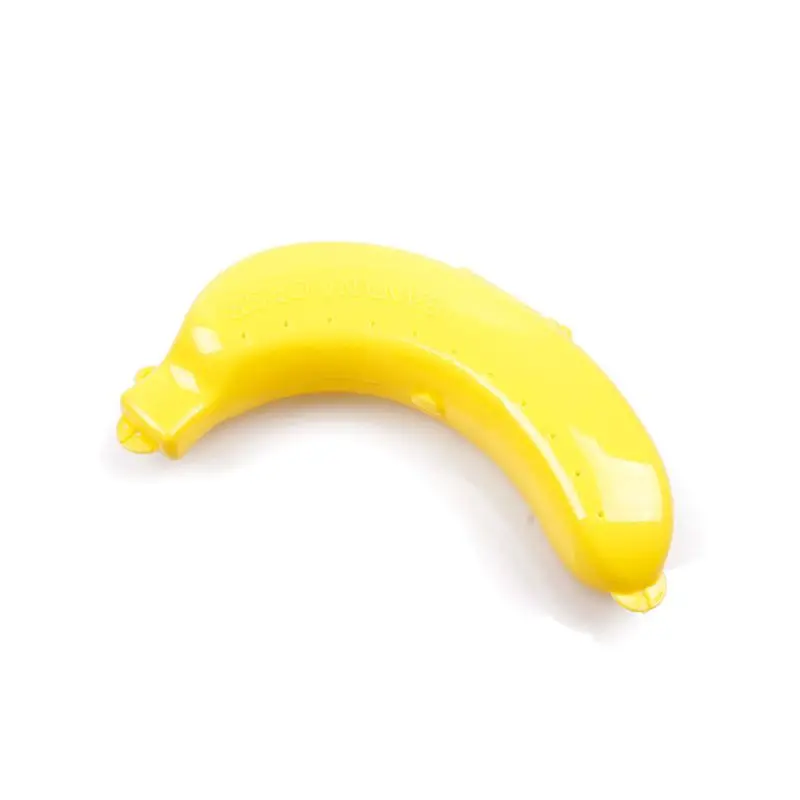 Фрукты Банан протектор Коробка держатель Чехол Ланч контейнер для хранения Органайзер Портативный Открытый Пикник Кемпинг аксессуар - Цвет: Yellow