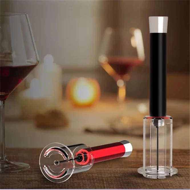 Set Cavatappi Vino Vin Bouquet - Con Tappo A Vuoto E Decapsulatore, Acciaio Inox, Argento - Foto 7