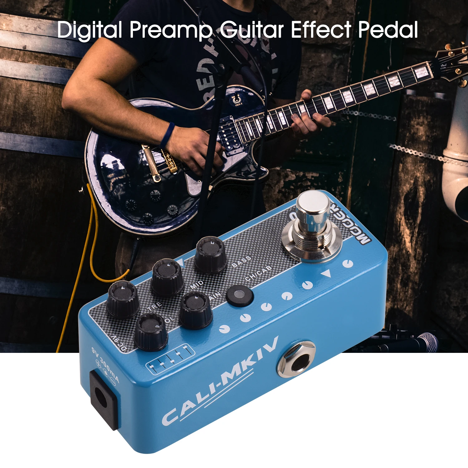 Mooer MICRO PREAMP серия 017 CALI-MKIV цифровой предусилитель гитарная педаль моделирования кабинета двойной Каналы 3-полосный