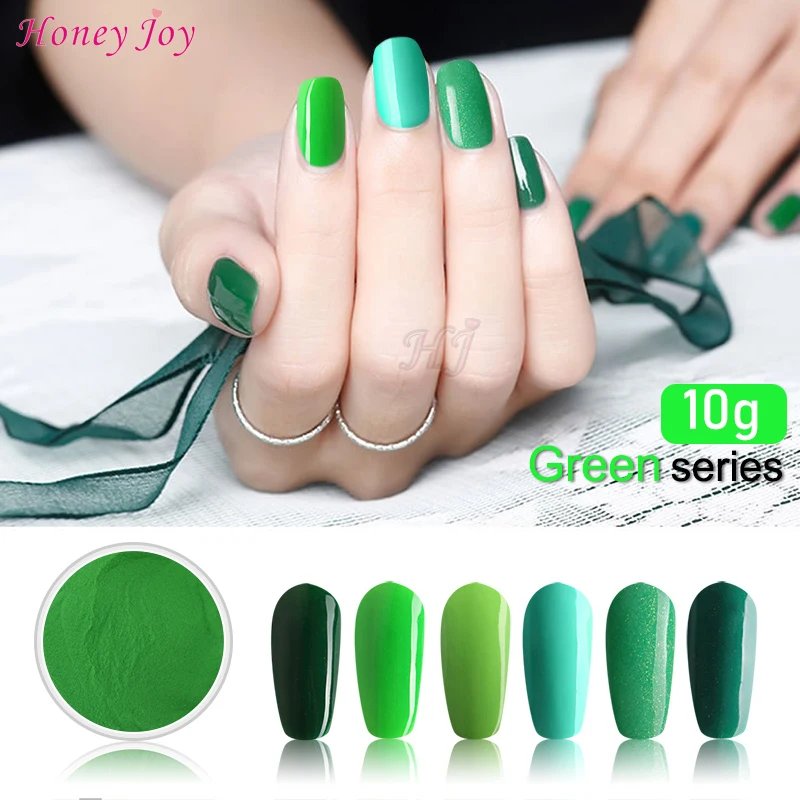 

28g/Box #13 Dark Green Easy-To-Use Dip Powder Nails Dipping Nails Long-lasting Nails No UV Light Needed Safe Odorless
