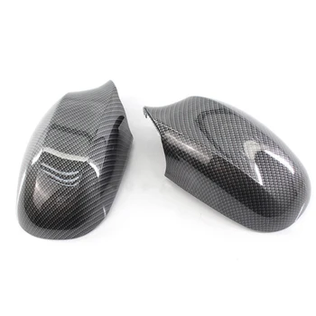 

Car Accessory 1 Pair Car Rear View Mirror Cover Carbon Fiber Style Rearview Side Mirror Cover For BMW 3 Series E90 2009-2011​
