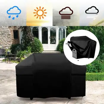 

Outdoor BBQ Cover Waterproof Heavy Duty Grill Accessories Weber Barbecue Grill Cover Gas Charcoal Protector Anti Dust Rain Bag