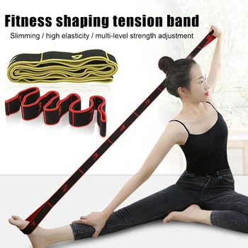 

Newly High Quality 8 Grid Digital Position Elastic Band Stretch Belts for Fitness Yoga Latin Dance SMN88