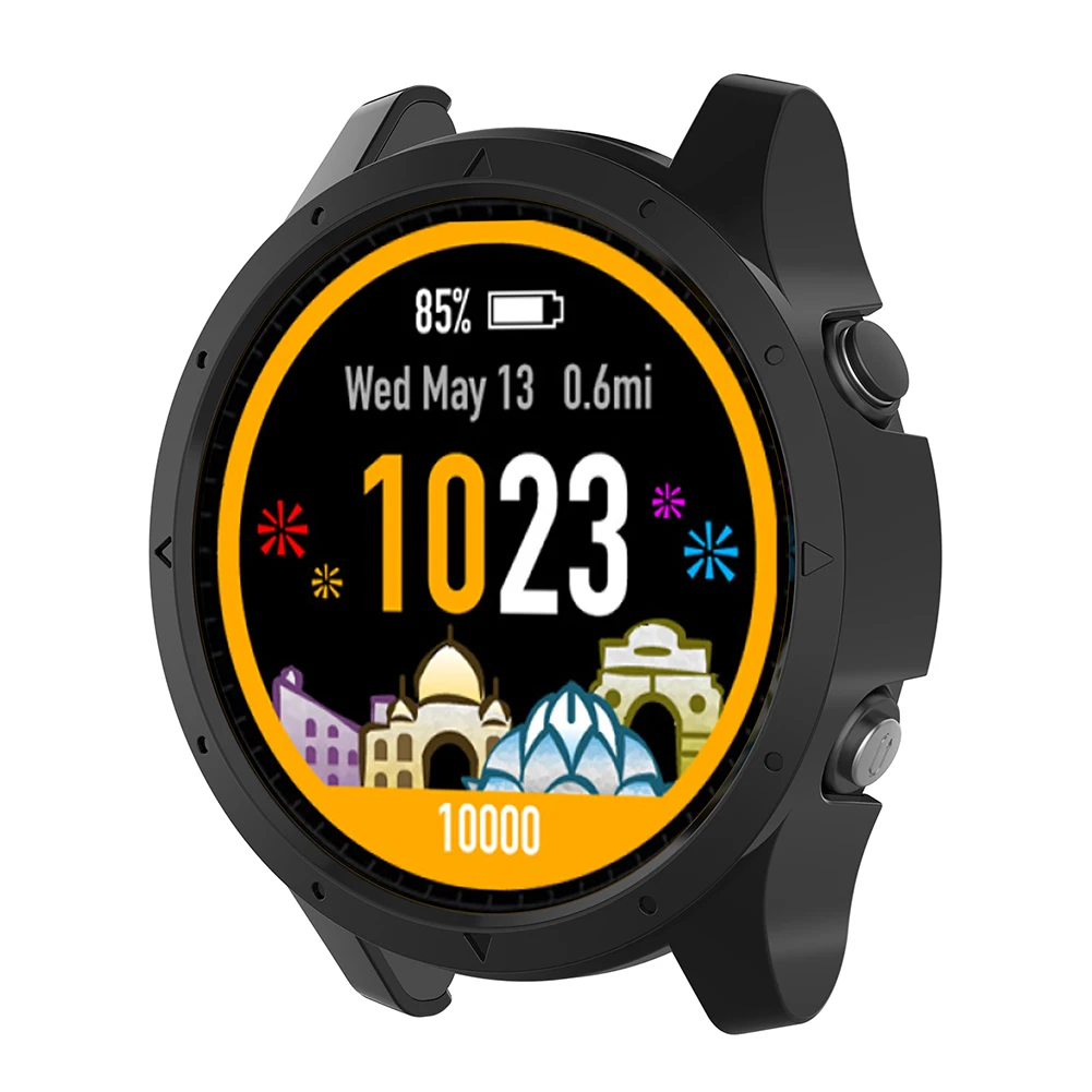 Garmin 포어 러너에 대 한 935 945 스마트 워치 실리콘 보호 케이스 Garmin 포어 러너에 대 한 모든 라운드 Shockproof 시계 다이얼 커버