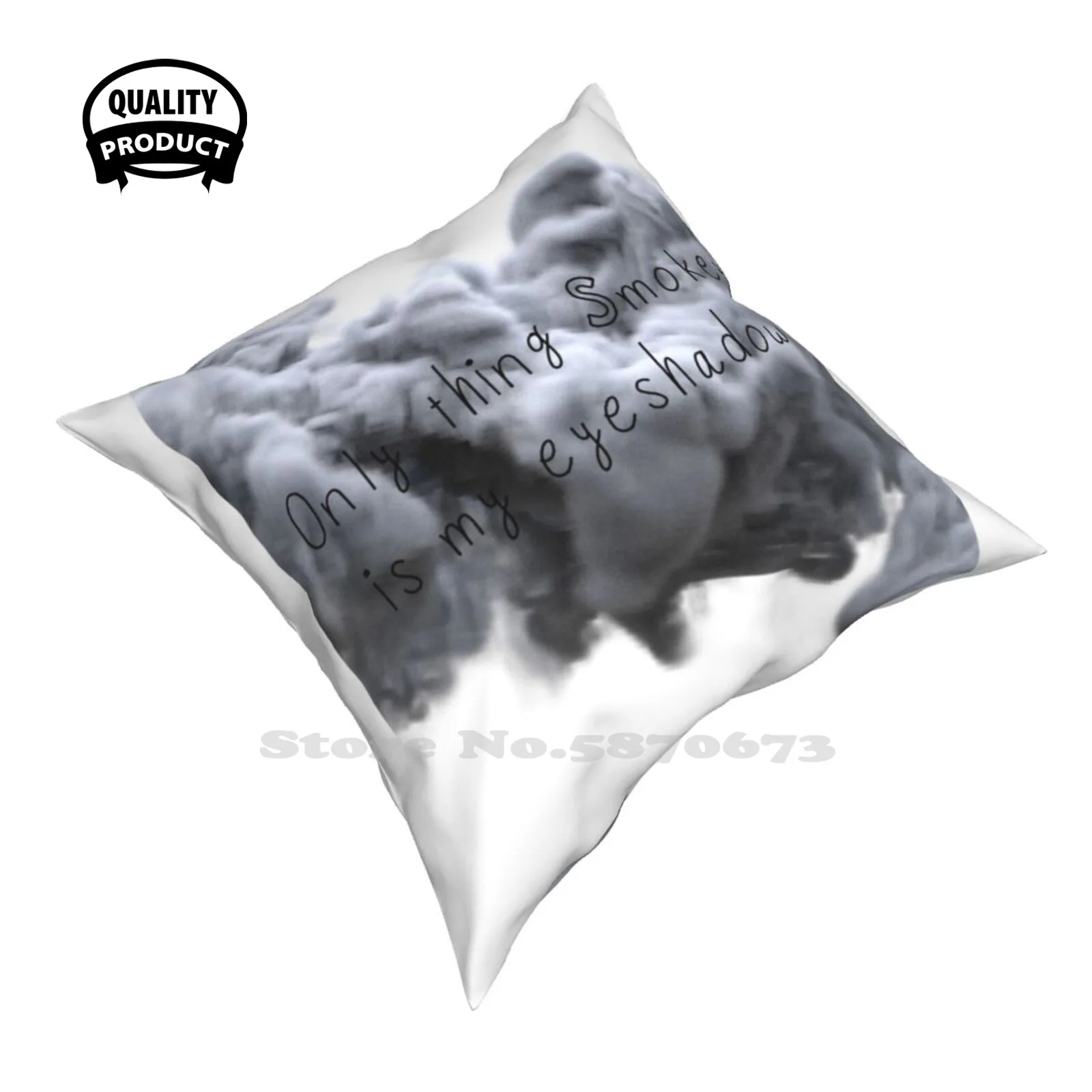 Smokey Eye Fashion Sofa Throw Pillow Cover Federa Smokey Eye Eyeshadow Beauty Huda Makeup Rossetto Smoke