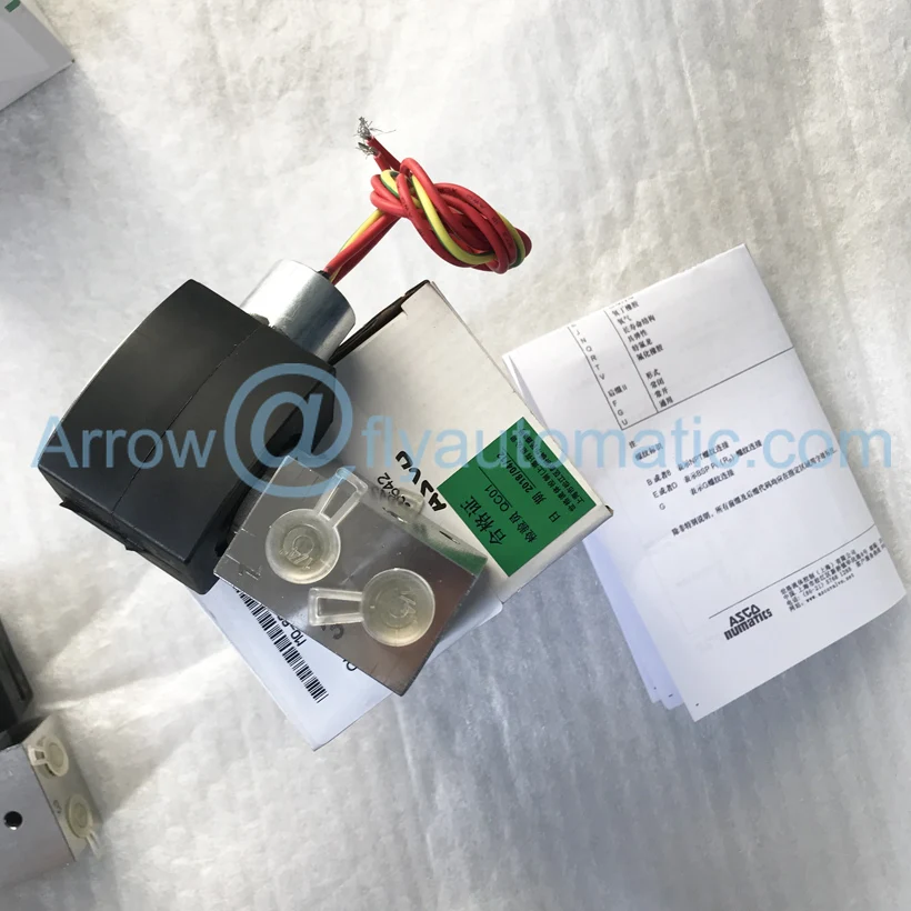 ASCO 8327G052 EF8327G052 1/" Нормально открытый 3/2 способов из нержавеющей стали Соленоидный клапан