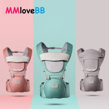 MMloveBB эргономичная Сумка-кенгуру для младенцев, сумка-кенгуру на талию спереди, эргономичный слинг кенгуру для детей 0-36 м