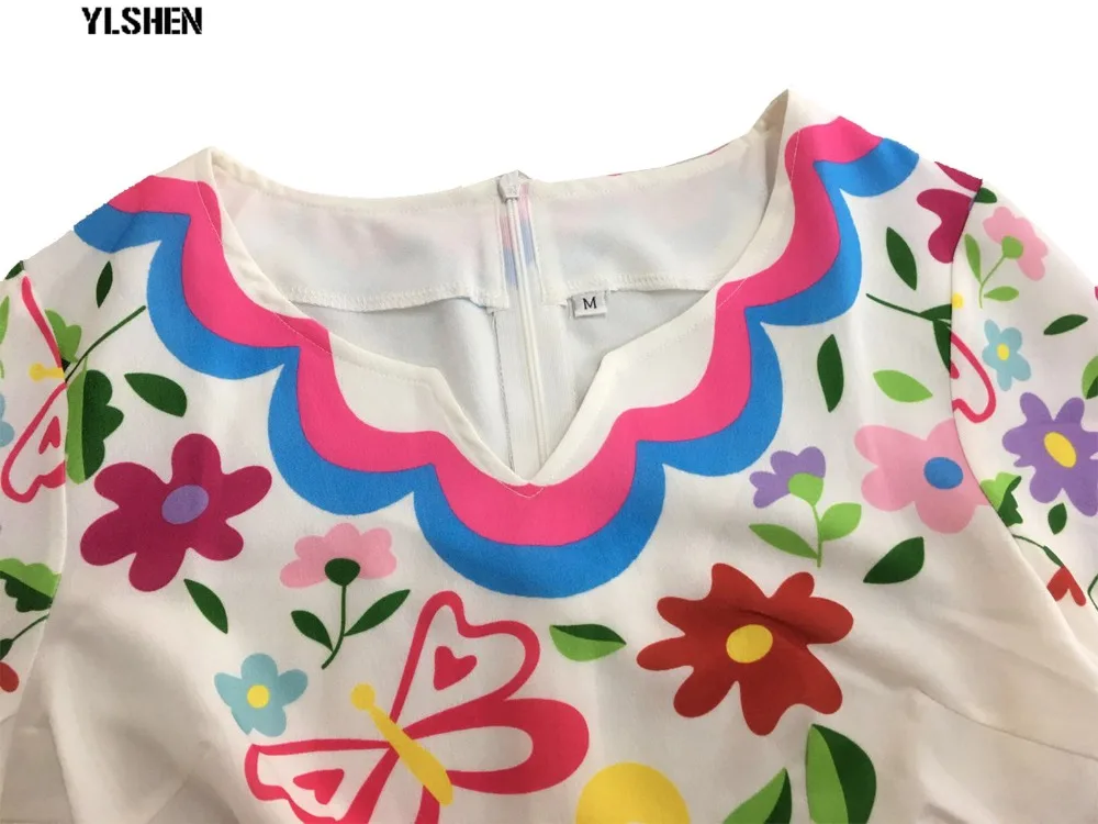 White African Dresses for Women 2019 Fashion Robe Boubou Africain Long Dress Butterfly Print Basin Riche Dashiki African Clothes 09