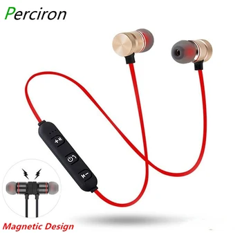 

Magnetic Wireless Headphones Bluetooth 5.0 Earbuds Sports Neckband Gaming Headset Stereo with Mic For iPhone X Xiaomi earphones