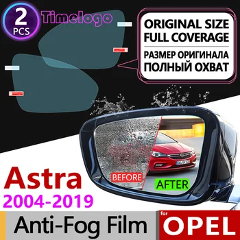 

for Opel Astra H J K 2004~2019 Full Cover Anti Fog Film Rearview Mirror Accessories Vauxhall Holden Stickers 2007 2010 2014 2016