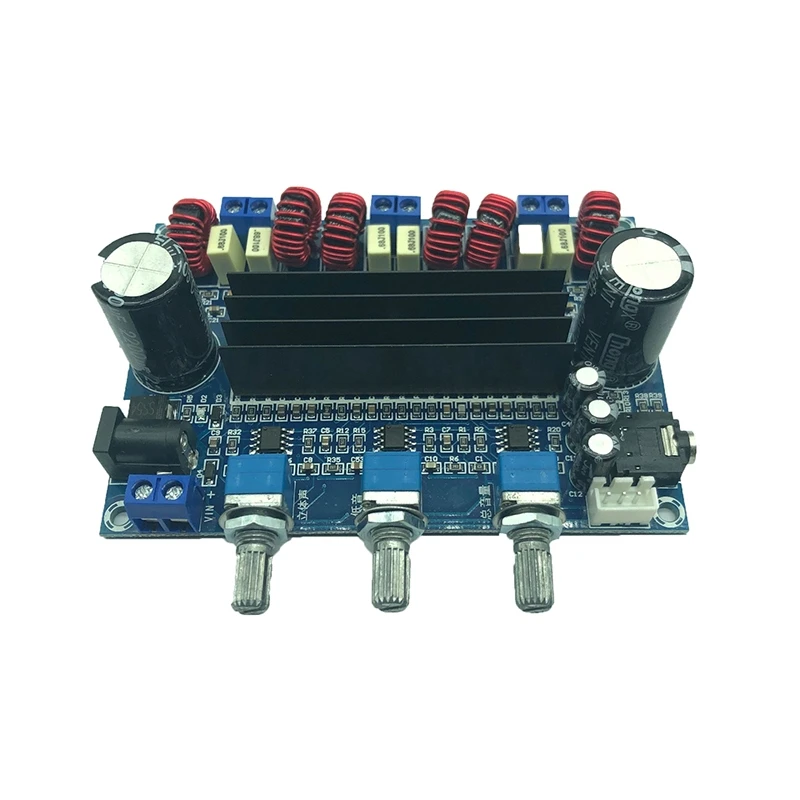TPA3116 2 1 цифровой усилитель мощности 2X50W + 100W TPA3116D2 сабвуфер динамик усилители DC12