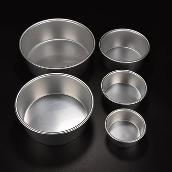 

4/5/6/7/8/9 Inch Aluminum Alloy Base Cake Moulds Metal Round Cake Baking Mold Pan Home Party Cake Baking Tool Kitchen Bakeware