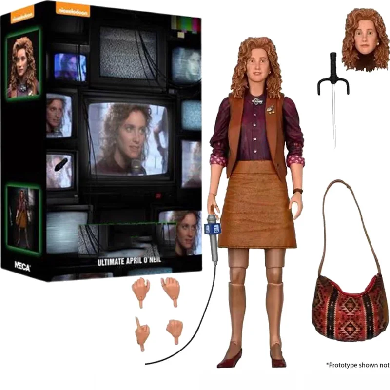 

18cm New Style NECA April O'Neil Figure Turtles Raphael Action Figurine Toy Doll Christmas Gift