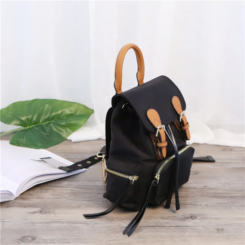 Fashiom Women Backpack Brand Designer Nylon Backpack England Style School Travel Bags Backpack