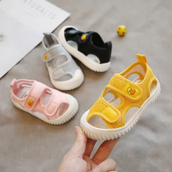 

Summer new children's Mesh shoes boys and girls baby breathable sandals beach shoes hollow Sport Sandals Kids prewalker