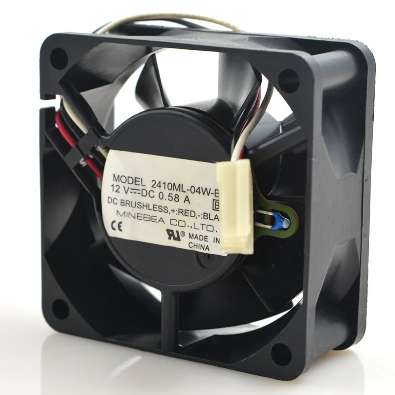 Для NMB 6025 12V 0.58A 2410ML-04W-B76 трехпроводный Интеллектуальный вентилятор с температурным контролем