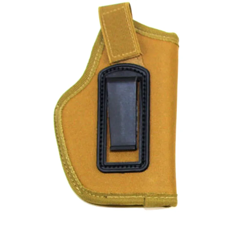 Тактический пистолет кобура для Glock 17 19 Colt 1911 Beretta M9 Телец макалов Airsoft кобура для пистолета Талия скрытый чехол для пистолета - Цвет: Tan