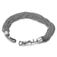 Новинка, 925 пробы, серебряный модный браслет с кисточками, индивидуальный тренд, на запястье, серебряная цепочка, хорошее ювелирное изделие для женщин