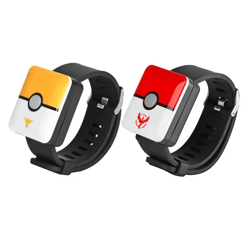 

2pcs Automatic Catch Bluetooth Square Charging Bracelet for Nintend Pokemon Go Plus Practical New Pattern Wearable Equipment