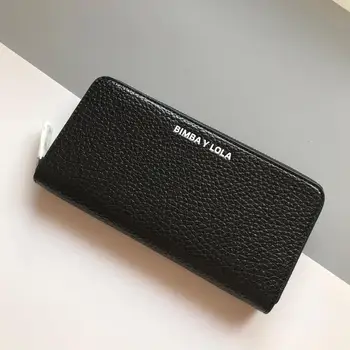 

Cartera de cuero con botones Cartera para mujer Cartera larga Tarjetero Tarjetero Bolso casual Bimbaylola