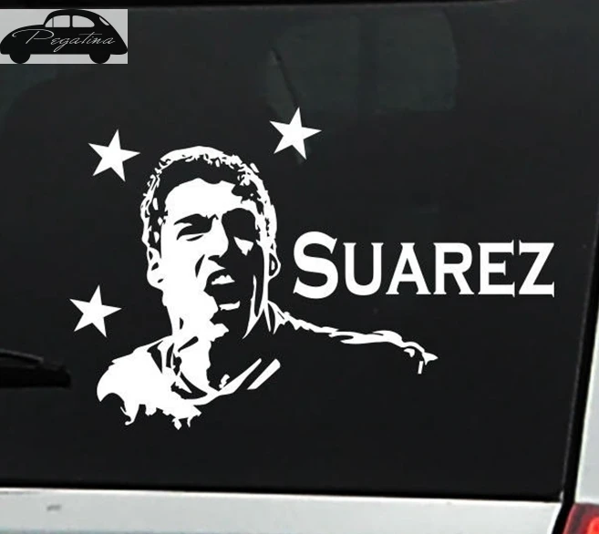 Suarez Football Player Sticker Sports Soccer Car Decal Helmets Kids Room Posters Vinyl Wall Decals Football Sticker