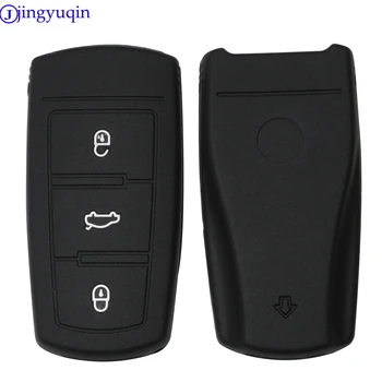 

50ps Remote 3 Buttons Silicone Car Key Cover Case For Volkswagen VW Golf 4 5 6 7 Mk7 Passat B5 B6 B8 B7 Polo Sharan Beetle Jetta