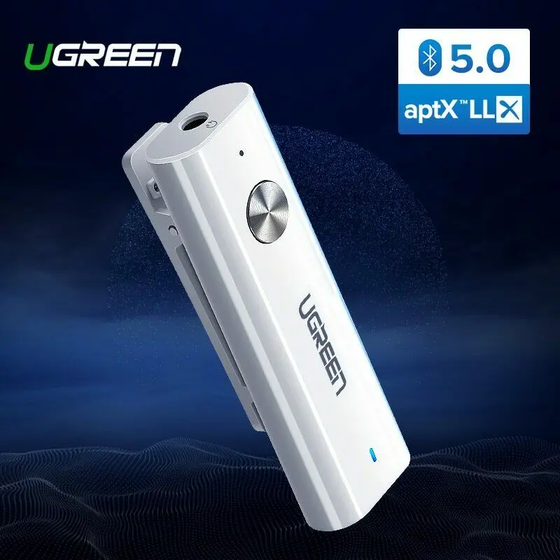 Ugreen Bluetooth 5 0 Receiver 3 5mm APTX LL AUX Adapter for Headphone Speaker Music Wireless Bluetooth 3 5 Jack Audio Receiver N