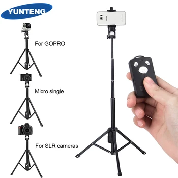 

YUNTEN 1688 3 in1 Bluetooth Remote Shutter Handle Selfie Stick Mini Table Tripod For IOS Android Iphone Samsung Smartphone Gopro