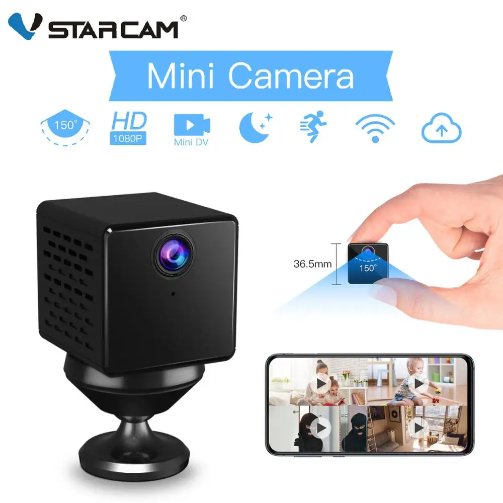 Камера видеонаблюдения Vstarcam 1080P 1500 мАч | Безопасность и защита