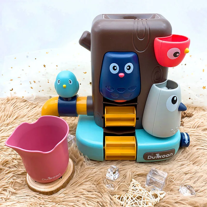 Baby Bathing Toy Bath Toys Pipeline Water Spray Shower Game Elephant Toy for Children Swimming Bathroom Water Shower Kids Toy 2