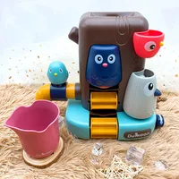 Baby Bathing Toy Bath Toys Pipeline Water Spray Shower Game Elephant Toy for Children Swimming Bathroom Water Shower Kids Toy 2