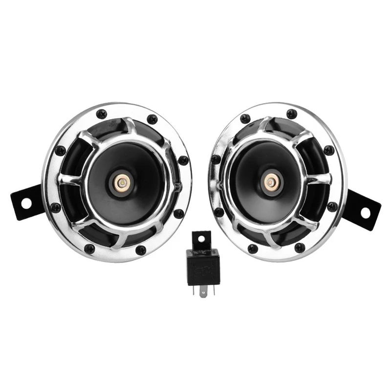 Универсальный автомобильный яркий рожок Dc 12V 110Db супер громкий компактный тон Электрический взрыв
