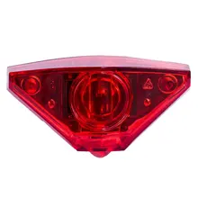 Bright Bicycle Rear Light Triangle Shape Bicycle Rear Tail Light Mountain Bike Lamp Waterproof Light Cycling Accessories