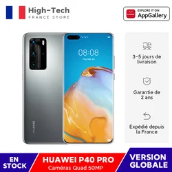 В наличии глобальная версия Huawei P40 Pro 5G 8 Гб 256 ГБ Kirin 990 смартфон 50MP Quad Camera 6,58 ''90Hz 40W SuperCharge