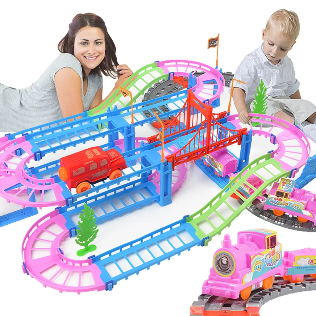 Детские сборные вагончики игрушки головоломки diy игрушки